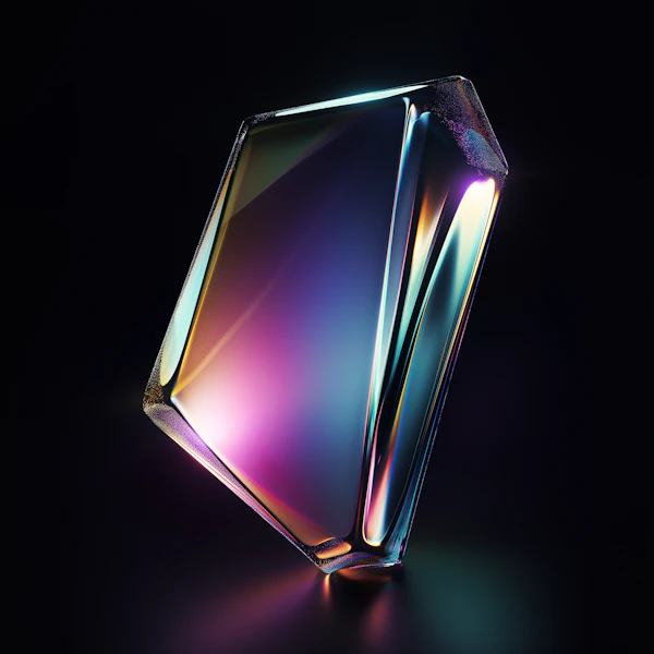 Futuristic Crystal Glow