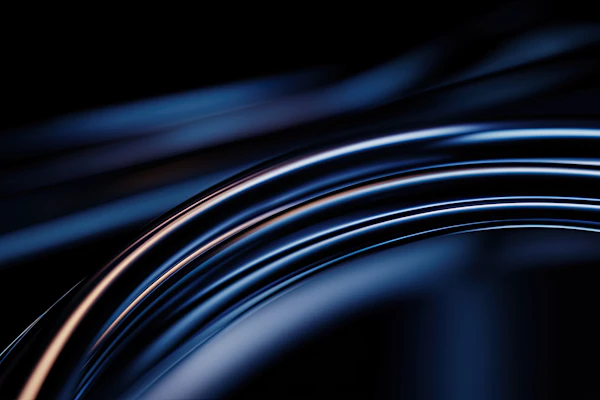 Futuristic Tubes Close-Up