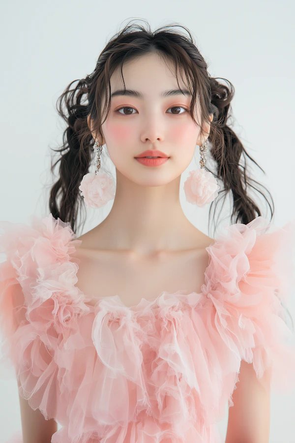 Romantic Pink Portrait