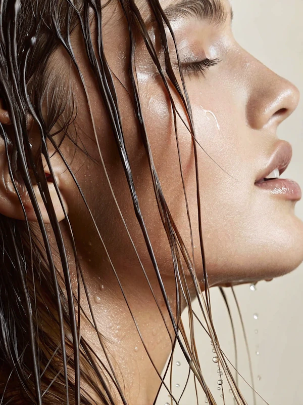 Wet Hair Close-Up