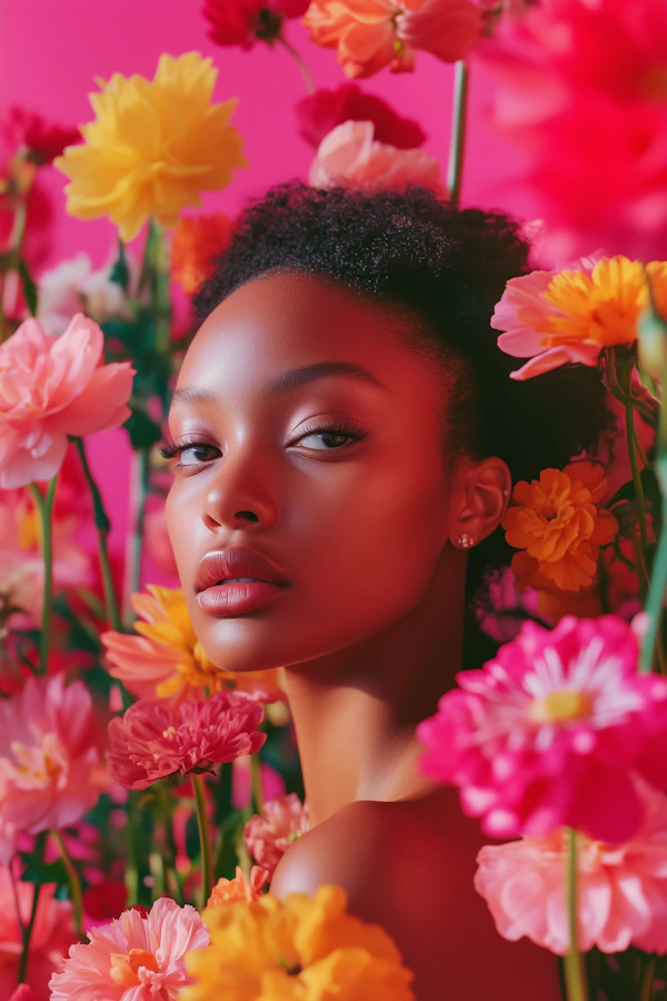 Floral Portrait Beauty