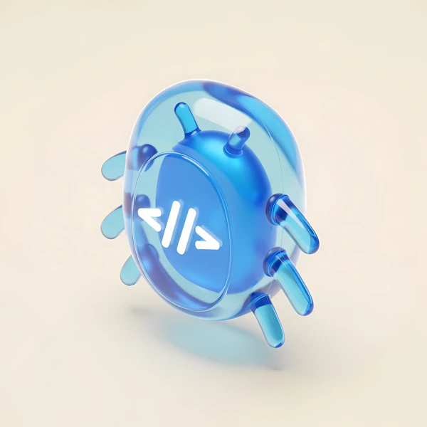 Stylized Blue Bug