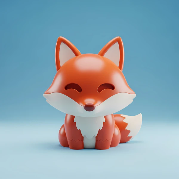 Cartoon Fox Illustration