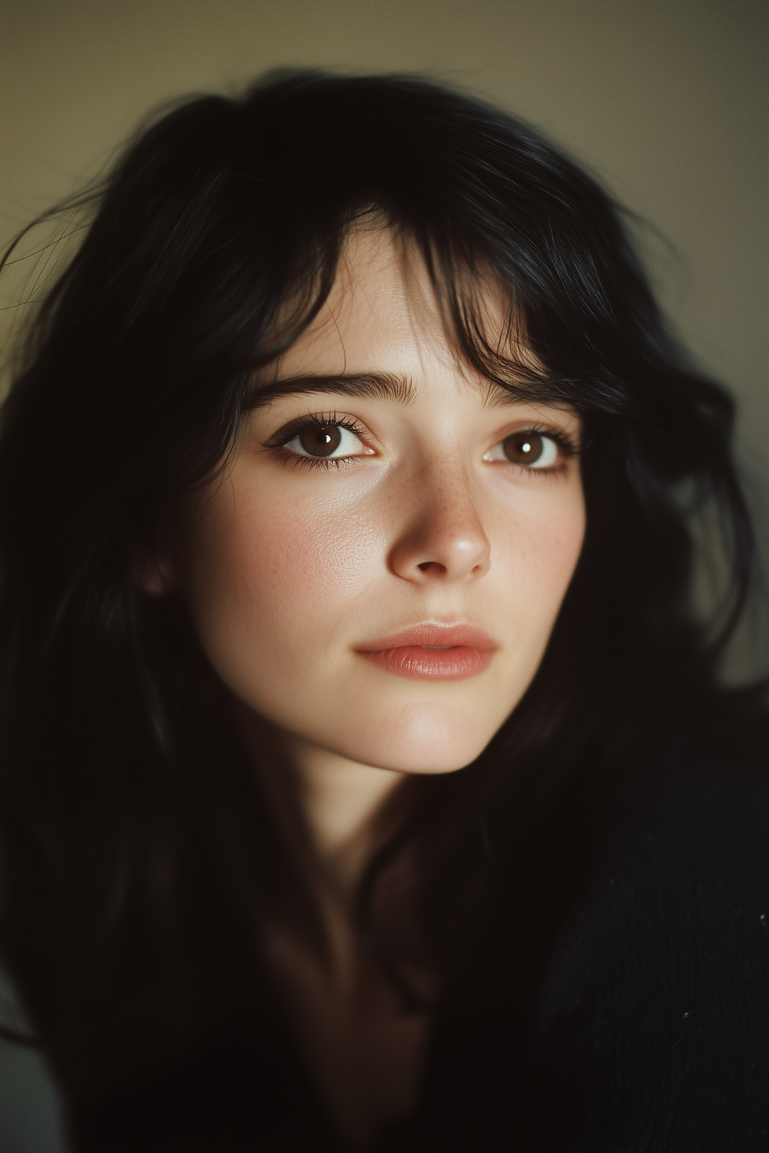 Close-up Portrait of a Young Woman