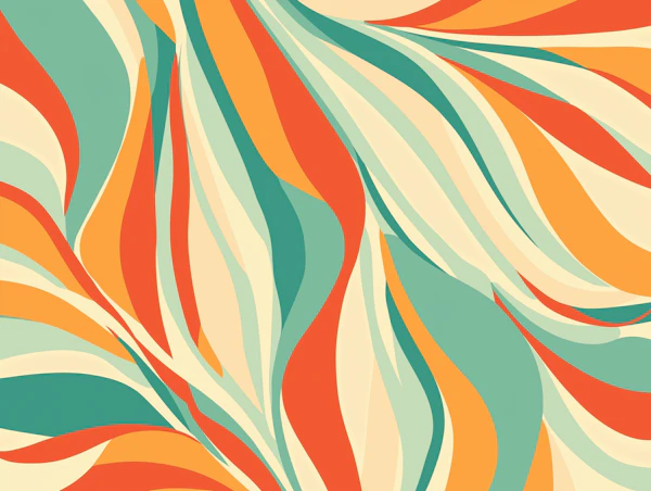 Retro Abstract Waves