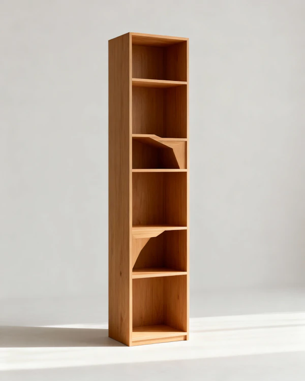 Modern Wooden Bookshelf