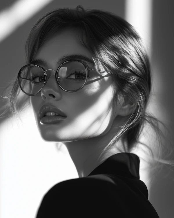 Contemplative Portrait of a Young Woman
