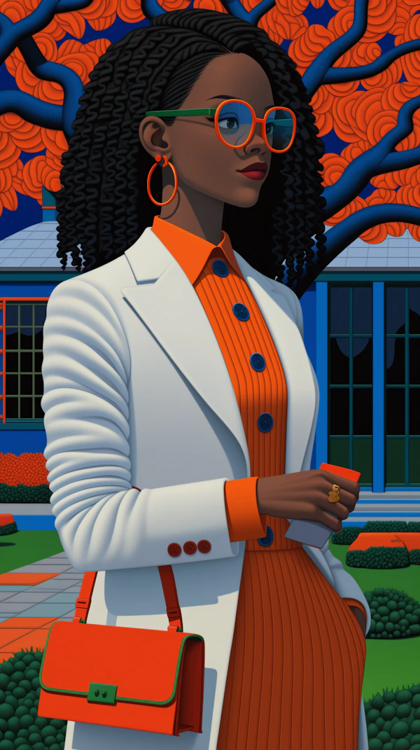 Stylized Woman Portrait