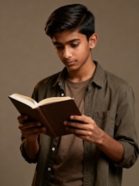 Man Reading a Book