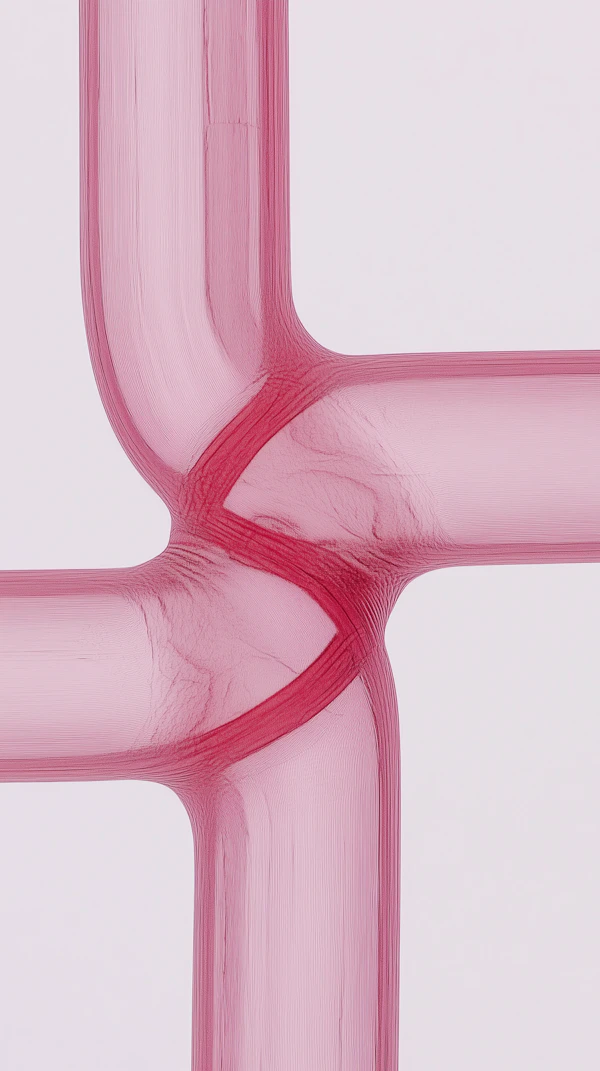 Abstract Pink Tubes