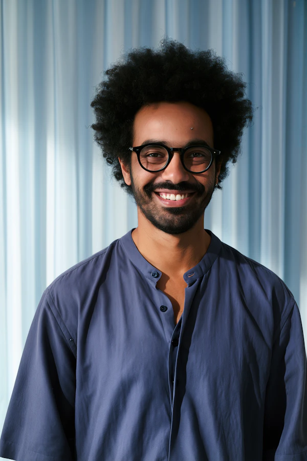 Cheerful Man Portrait