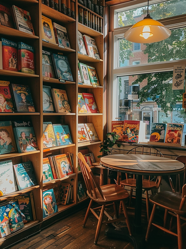 Cozy Bookstore Interior