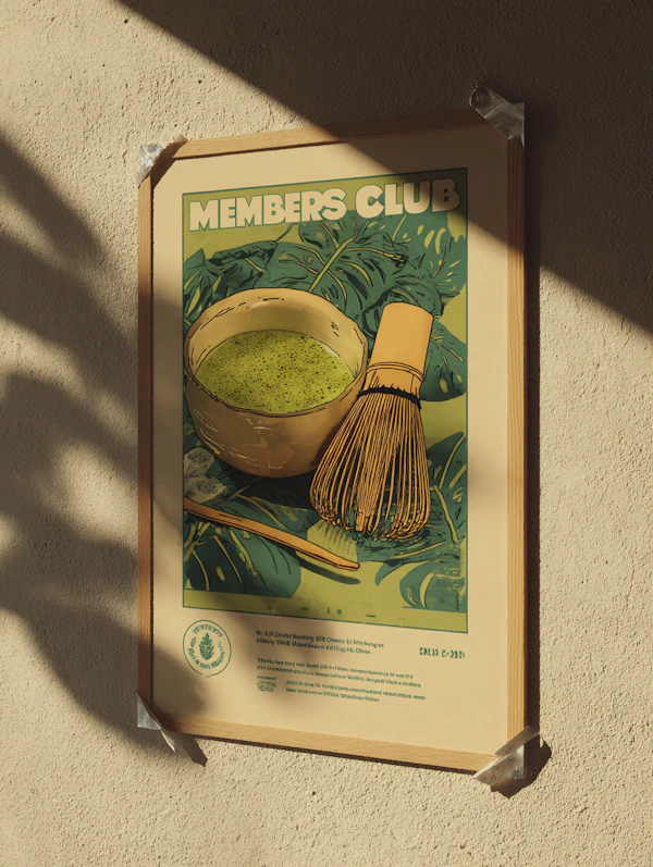 Matcha Art Poster