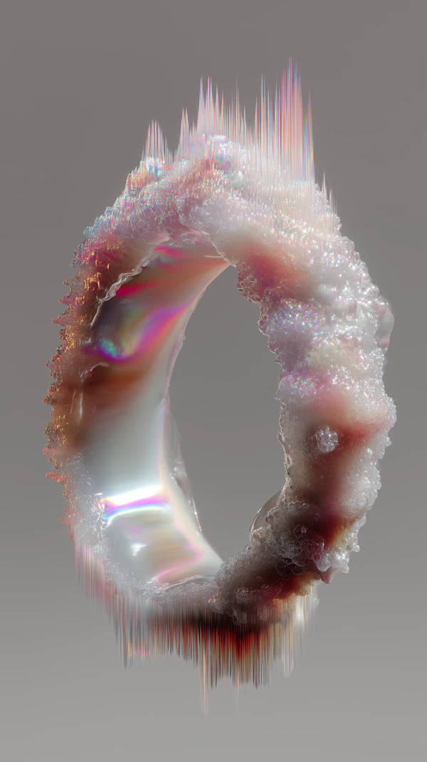 Iridescent Ring Art