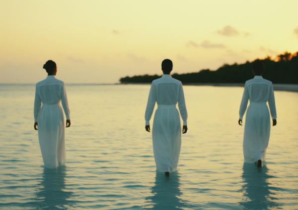 Serene Twilight Procession