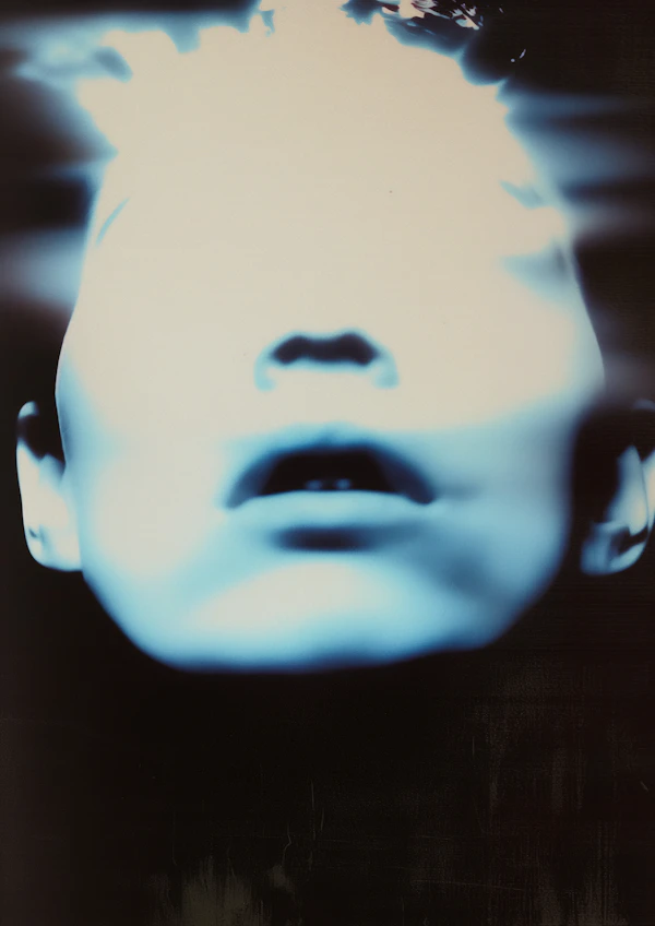 Surreal Face Close-Up