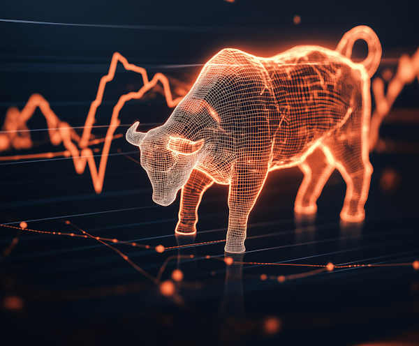 Digital Bull Market Concept