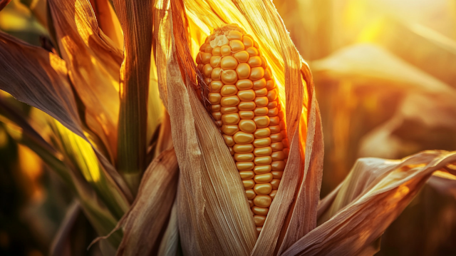 Close-up of Corn Ear