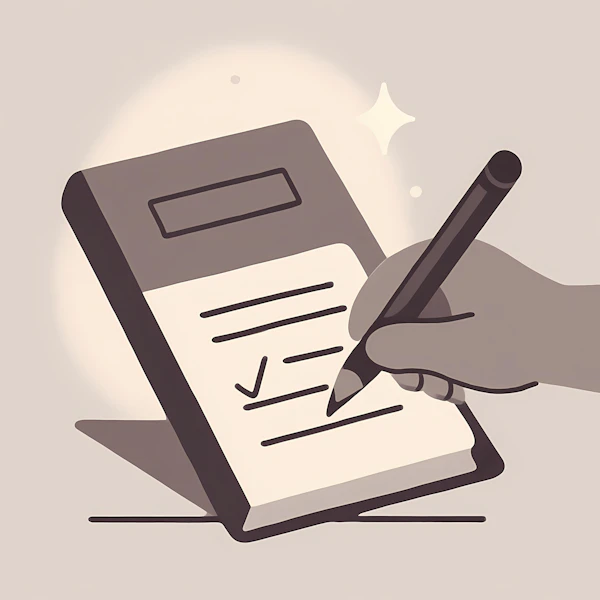 Minimalist Checklist Art