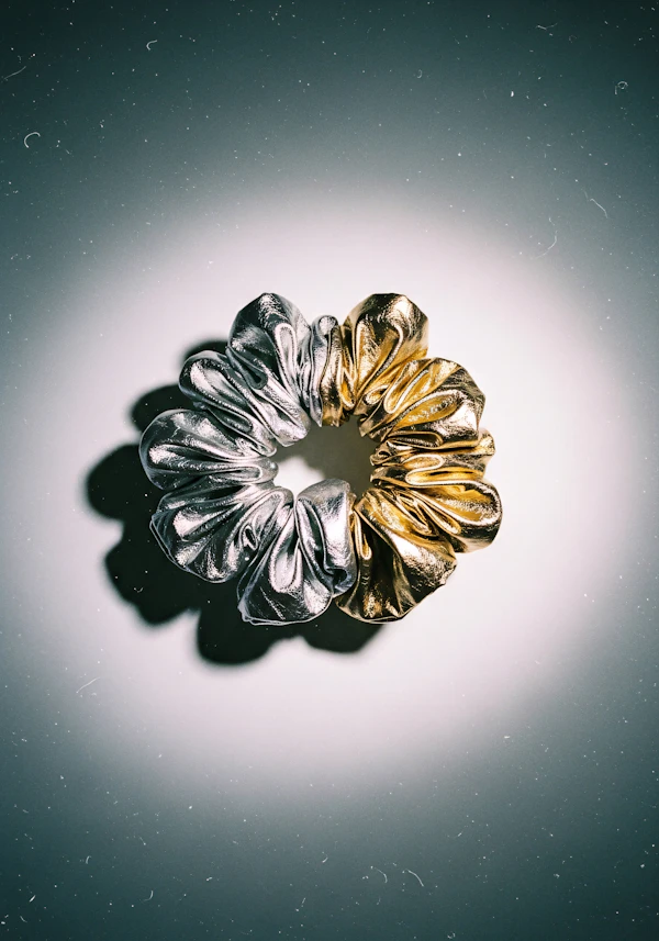 Metallic Scrunchie Display
