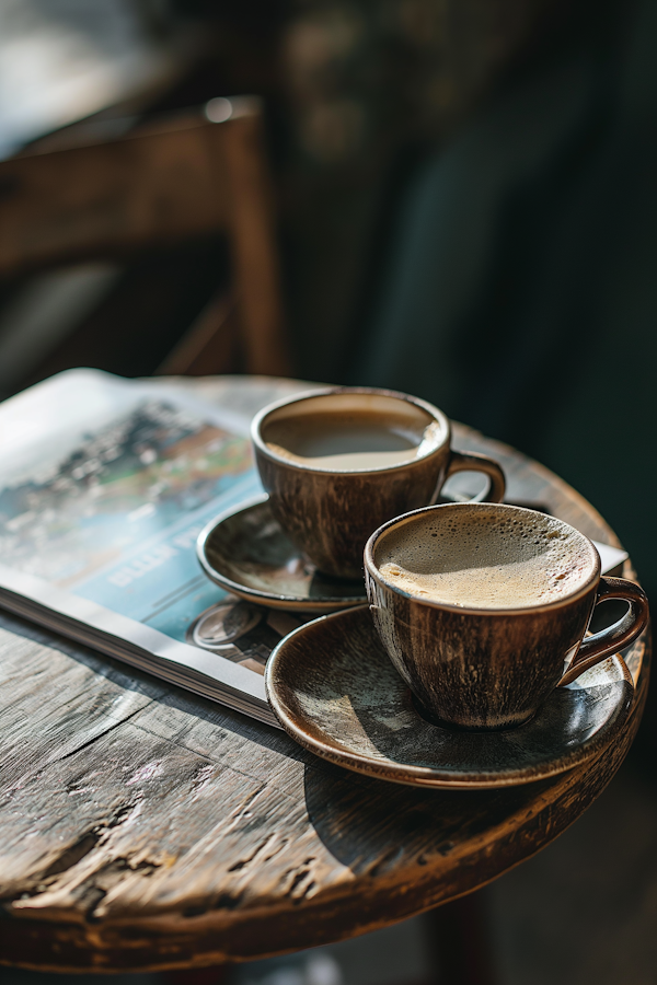 Morning Serenity with Rustic Coffee