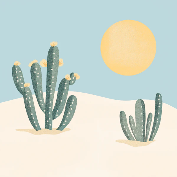 Serene Desert Scene