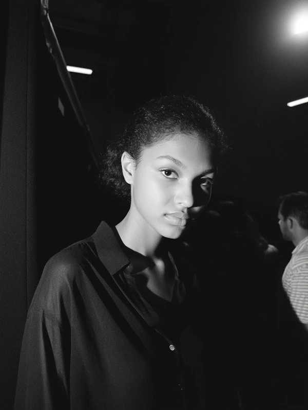 Moody Portrait of Woman