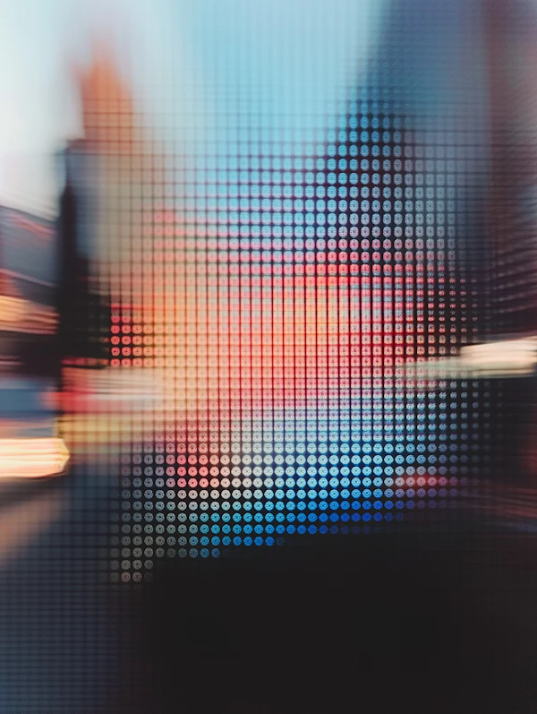 Abstract Cityscape Mosaic