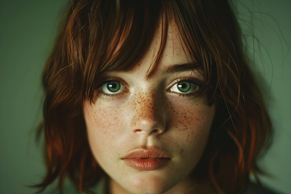 Freckled Portrait
