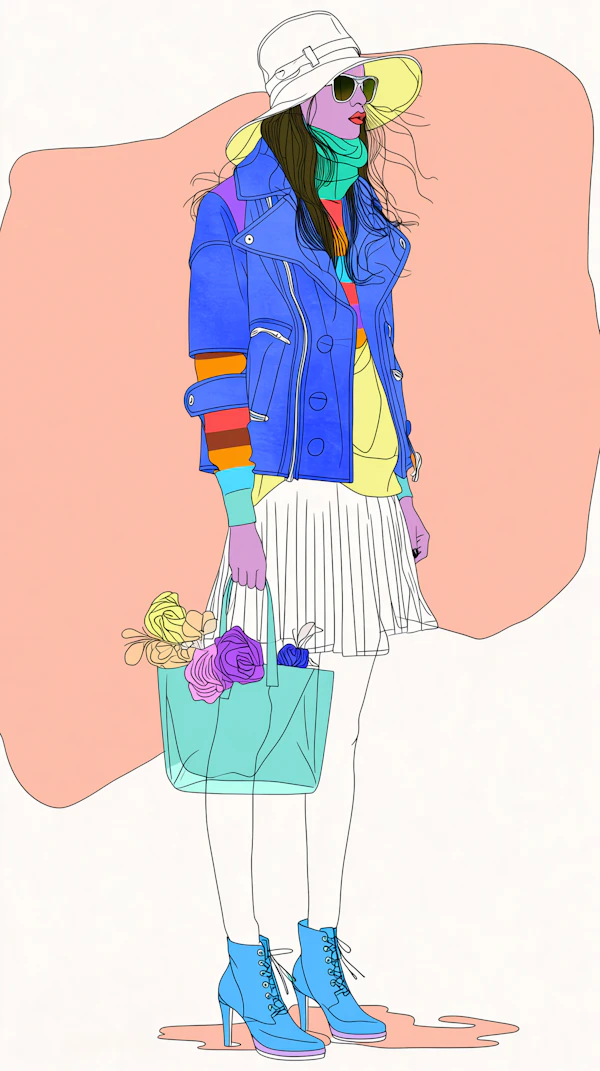 Stylish Floral Ensemble