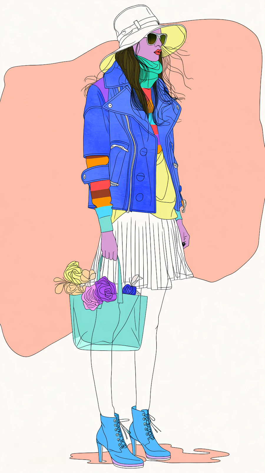 Stylish Floral Ensemble