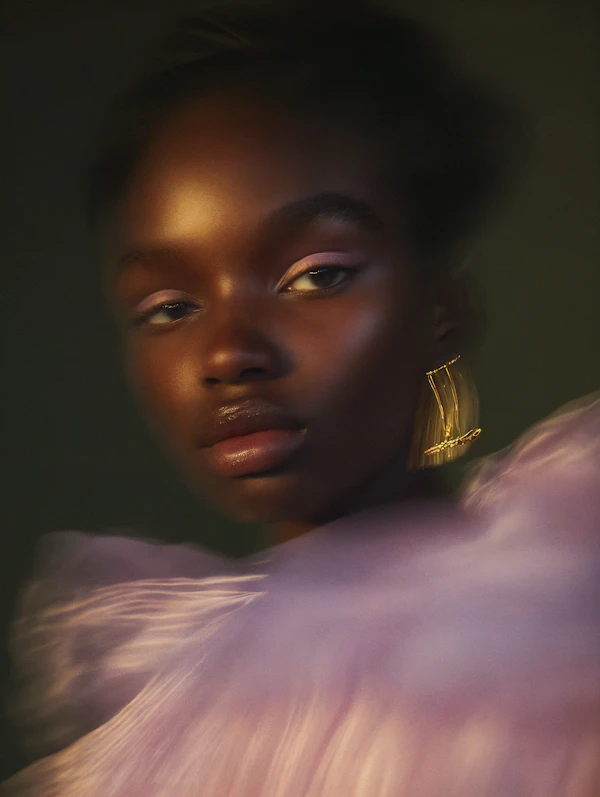 Elegant Portrait Close-Up