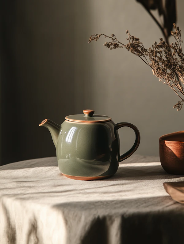 Serene Teapot Still-Life