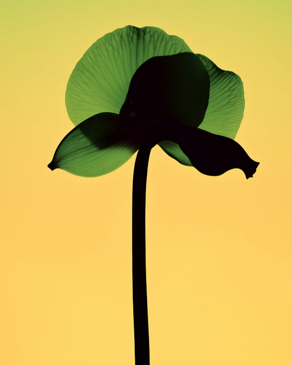 Silhouette Flower Art