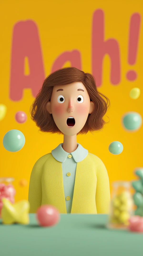 Surprised Character Art