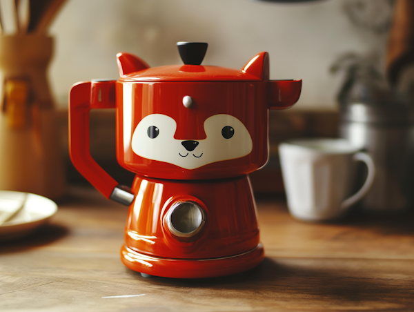 Whimsical Fox-themed Kettle