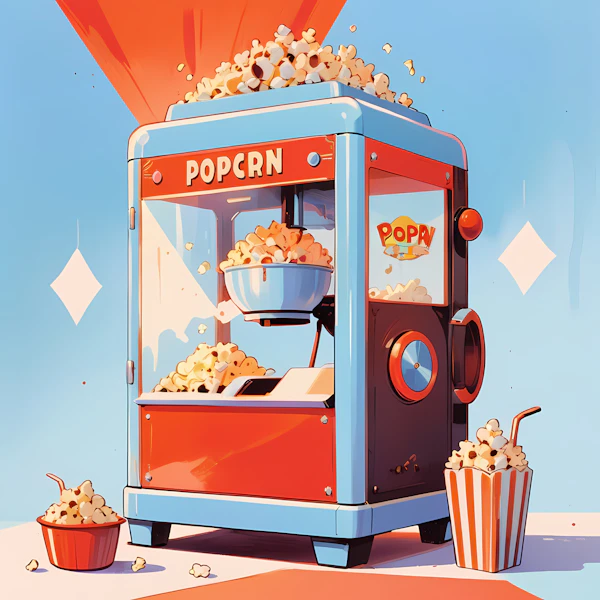 Retro Popcorn Machine