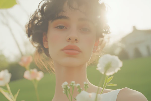 Serene Outdoor Portrait