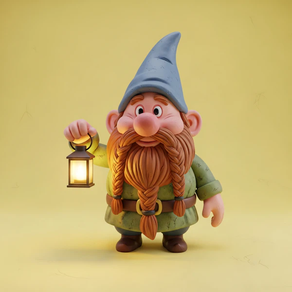 Cheerful Gnome Render