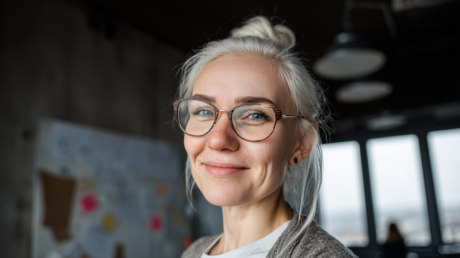 Smiling Elderly Woman