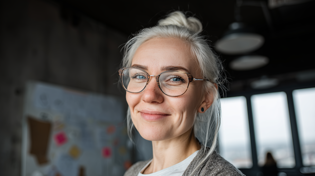 Smiling Elderly Woman
