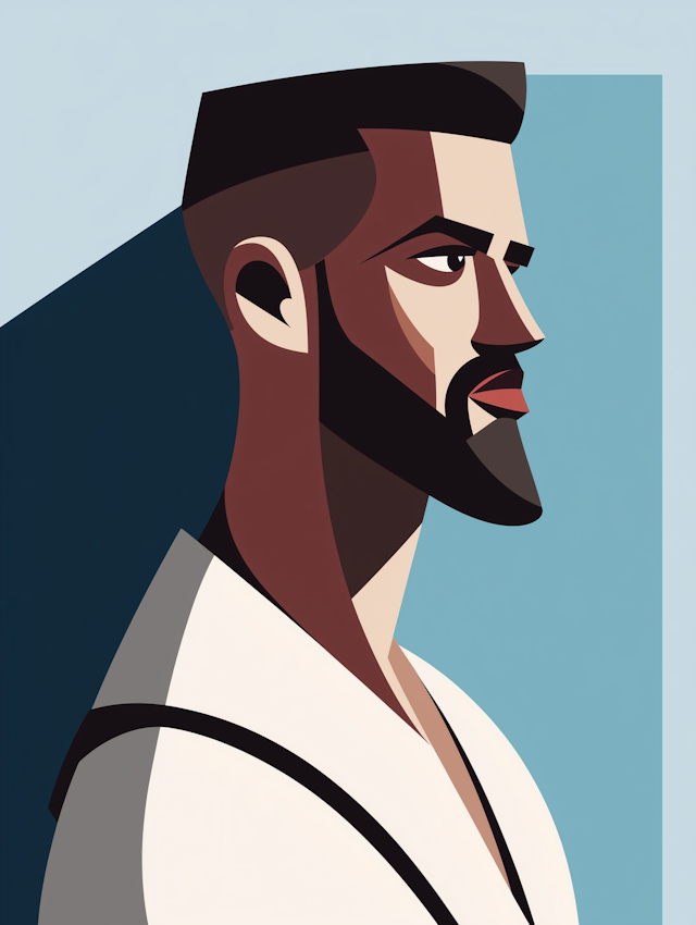 Stylized Profile Illustration