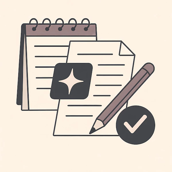 Minimalist Notepad Art