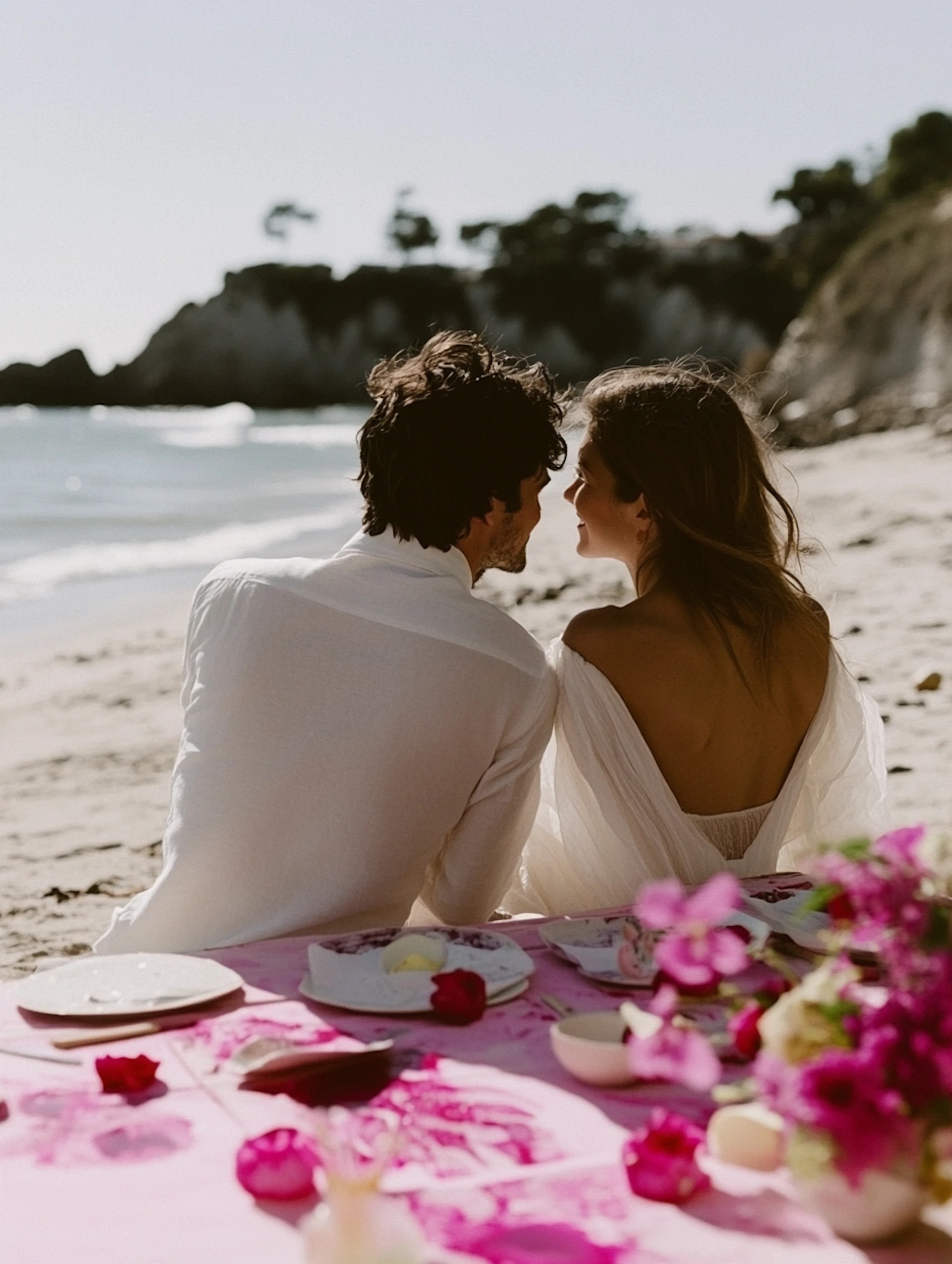A couple walking along the beach at sunset — the kind of unhurried second chapter Spark Twice exists to enable