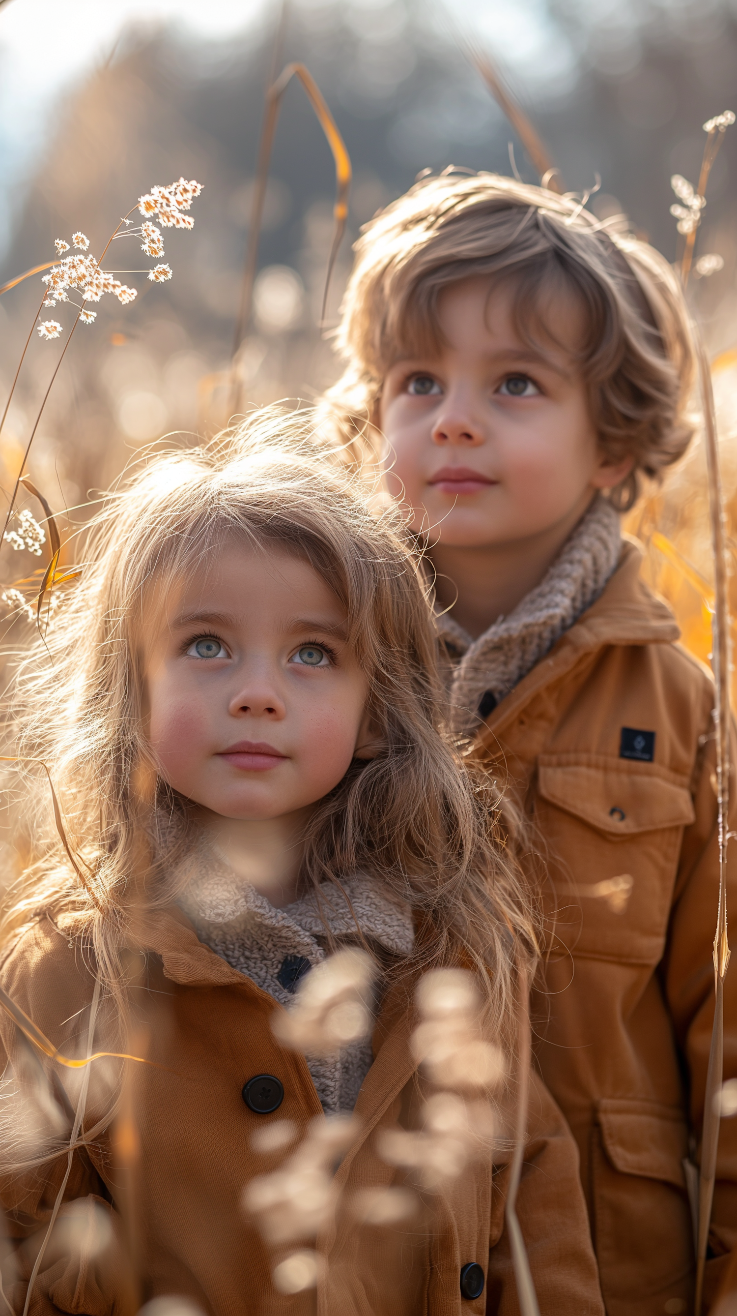 Serene Autumn Children