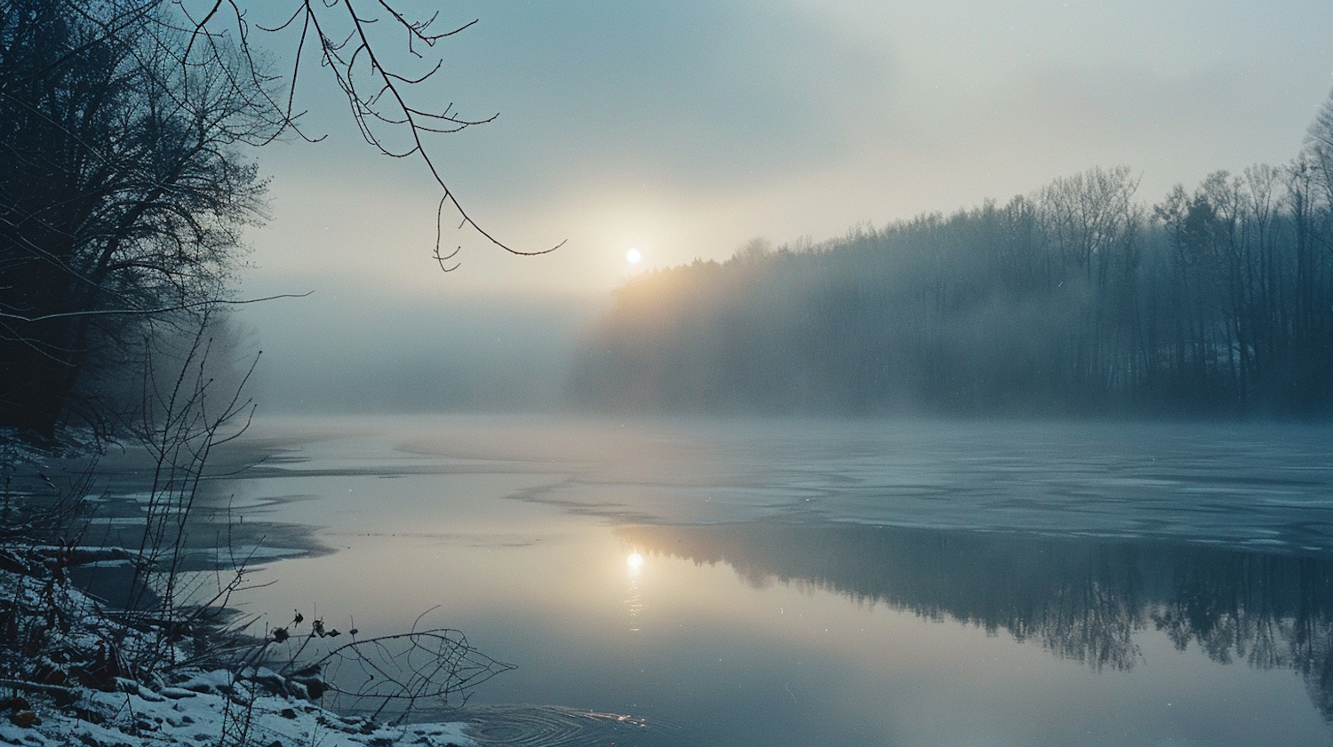 Serene Winter Dawn