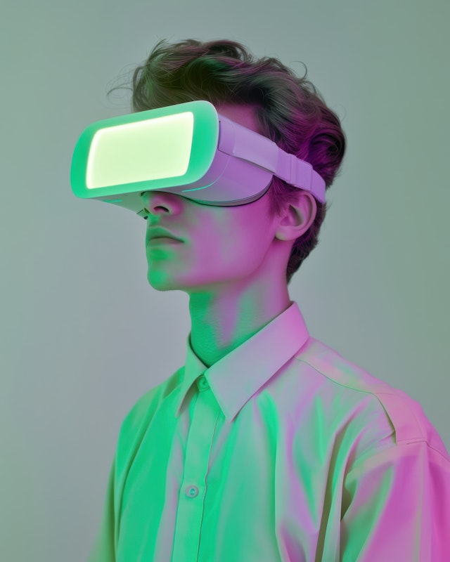 Person with VR Headset