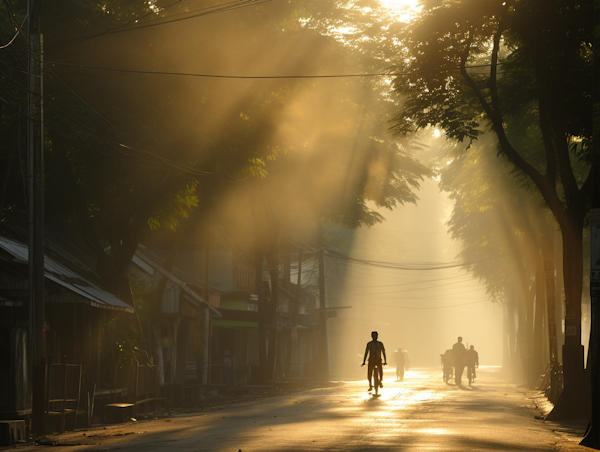 Golden Morning Solitude