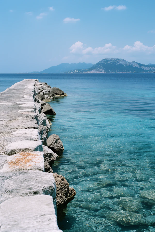 Serene Coastal Scene