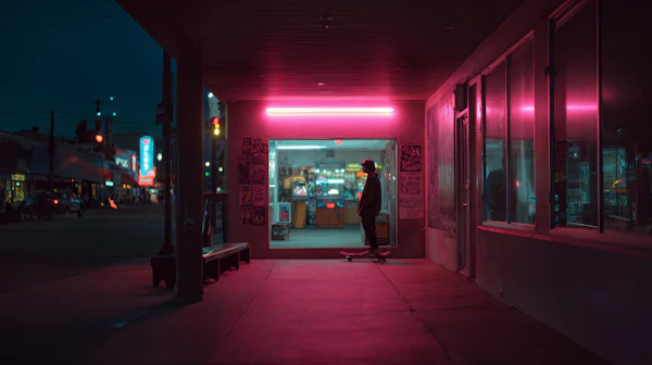 Neon Arcade Night
